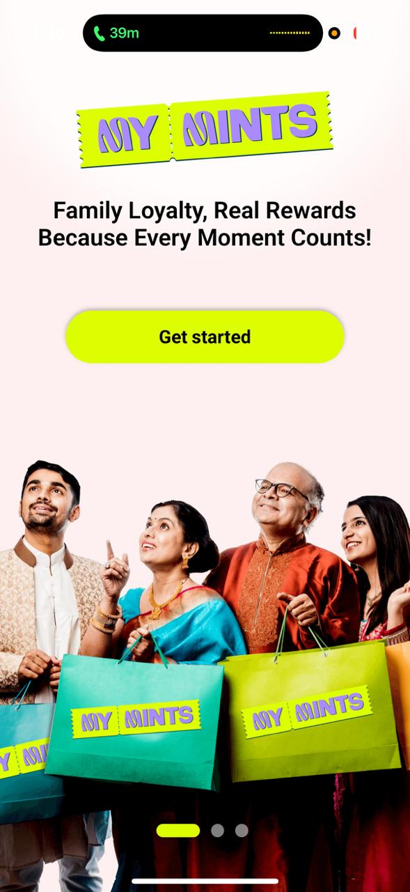 Open the app & tap Get Started